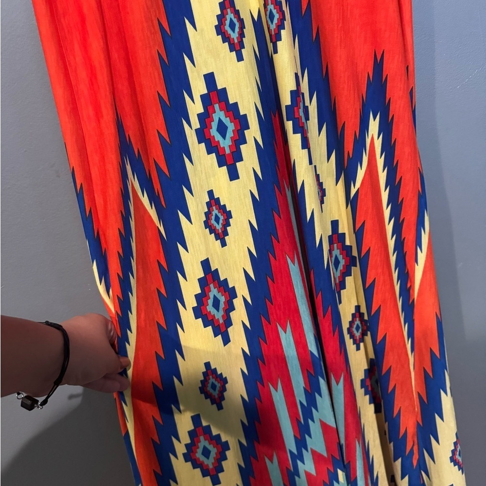 Fashion‎ Nova Vibrant Patterned Maxi Dress - Picture 8 of 9